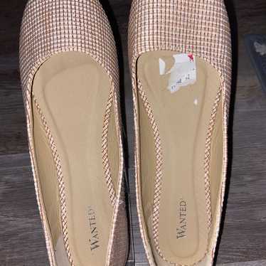 New Wanted size 10 wickered flats