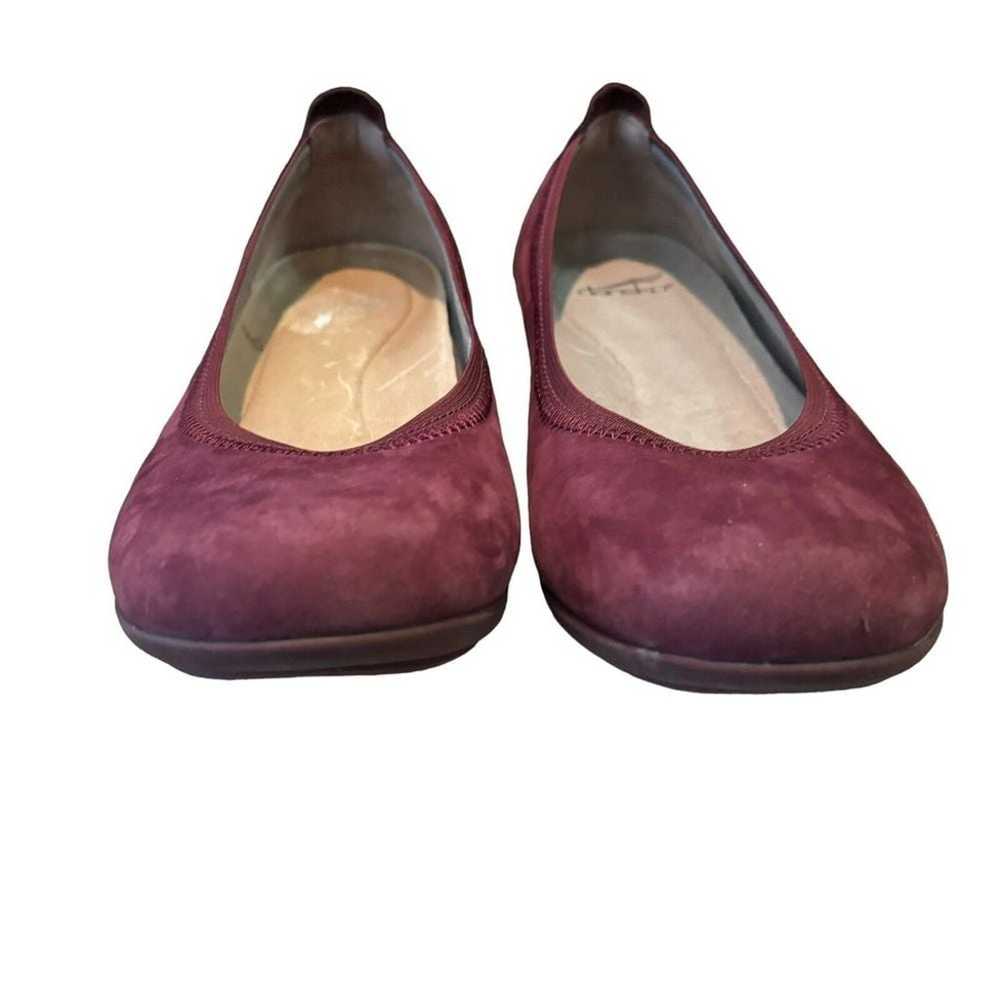 Dansko Kristen Milled Nubuck Wedge Comfort Shoes … - image 2