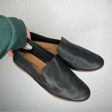 Lucky Brand | Leather Loafer Slip On Flats Black 8