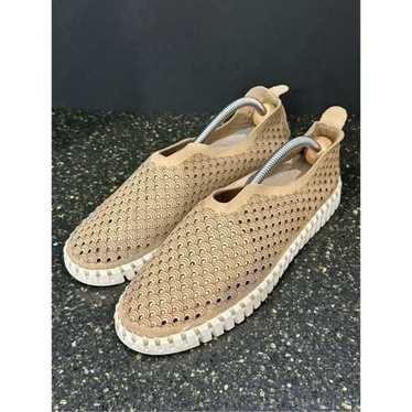 Ilse Jacobsen Khaki Tulip Slip On