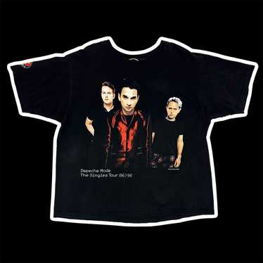 1990's DEPECHE MODE vintage 1998 outlet Tour tshirt concert rare original new-wave rock band tee t-shirt (XL) X-Large 80's 90's Mens Gift