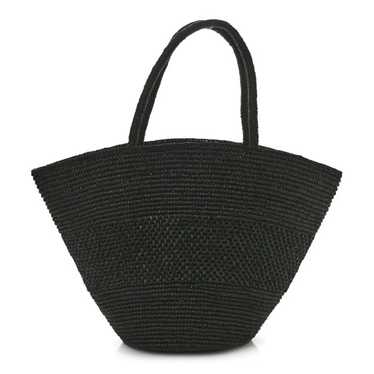 THE ROW Raffia Emilie Tote Bag Black - image 1