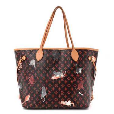 LOUIS VUITTON Catogram Neverfull MM Marron - image 1