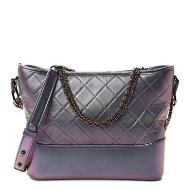 CHANEL Iridescent Lambskin Calfskin Quilted Medium