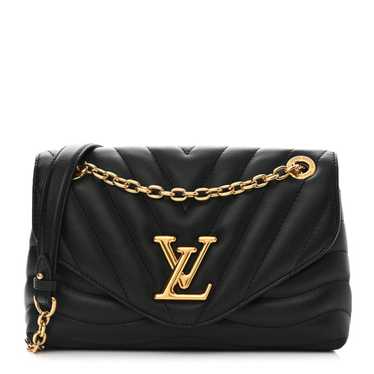 LOUIS VUITTON Calfskin LV New Wave Chain Bag Black - image 1