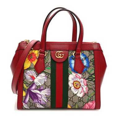 GUCCI GG Supreme Monogram Flora Web Small Ophidia… - image 1