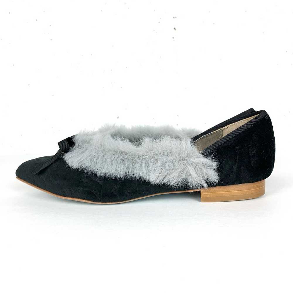 Valentina Rangoni Womens Zaffiro Faux Fur Flats B… - image 11