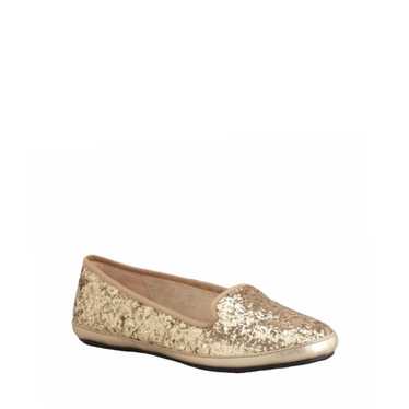 UGG Australia Alloway Gold Glitter Loafer Flats S… - image 1