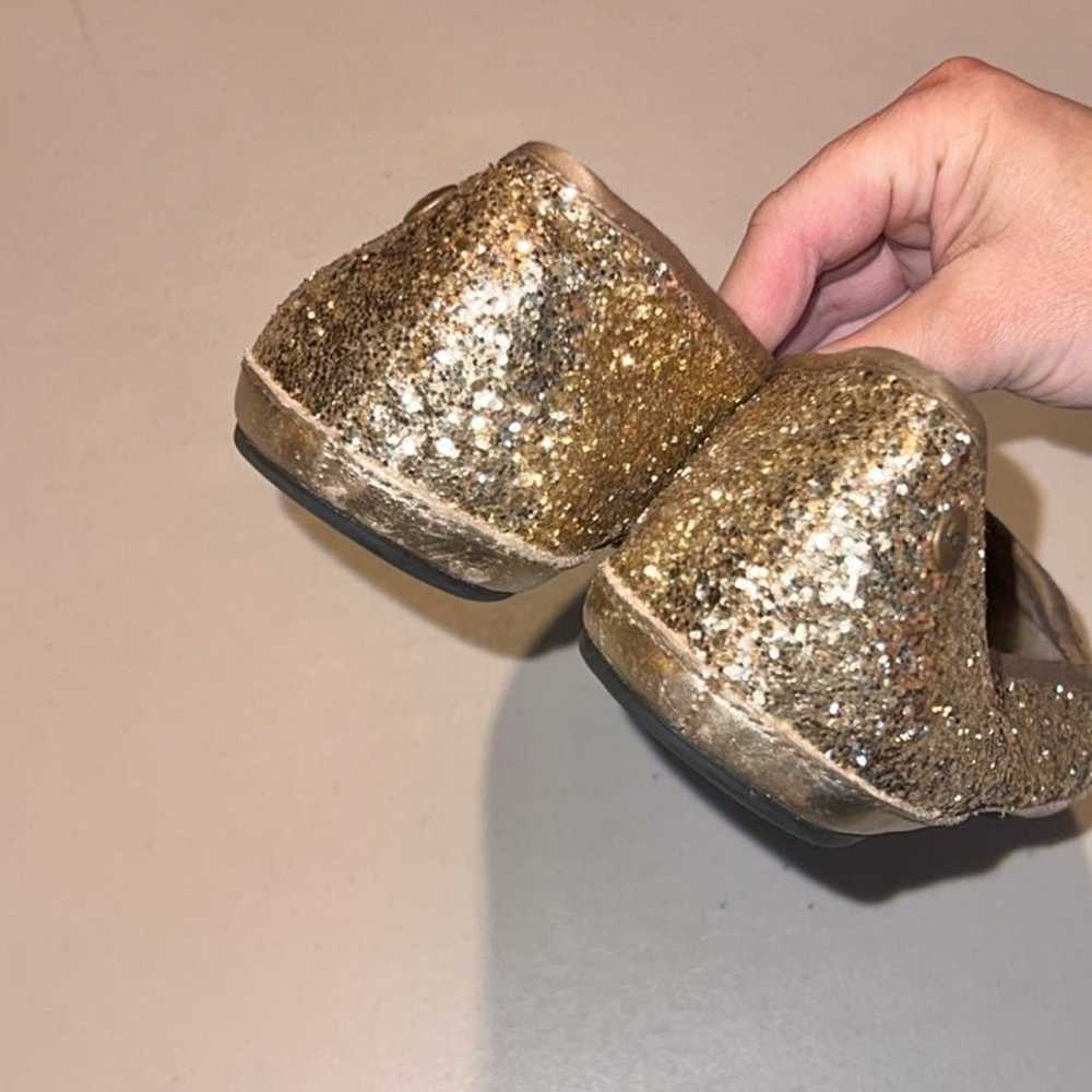 UGG Australia Alloway Gold Glitter Loafer Flats S… - image 4