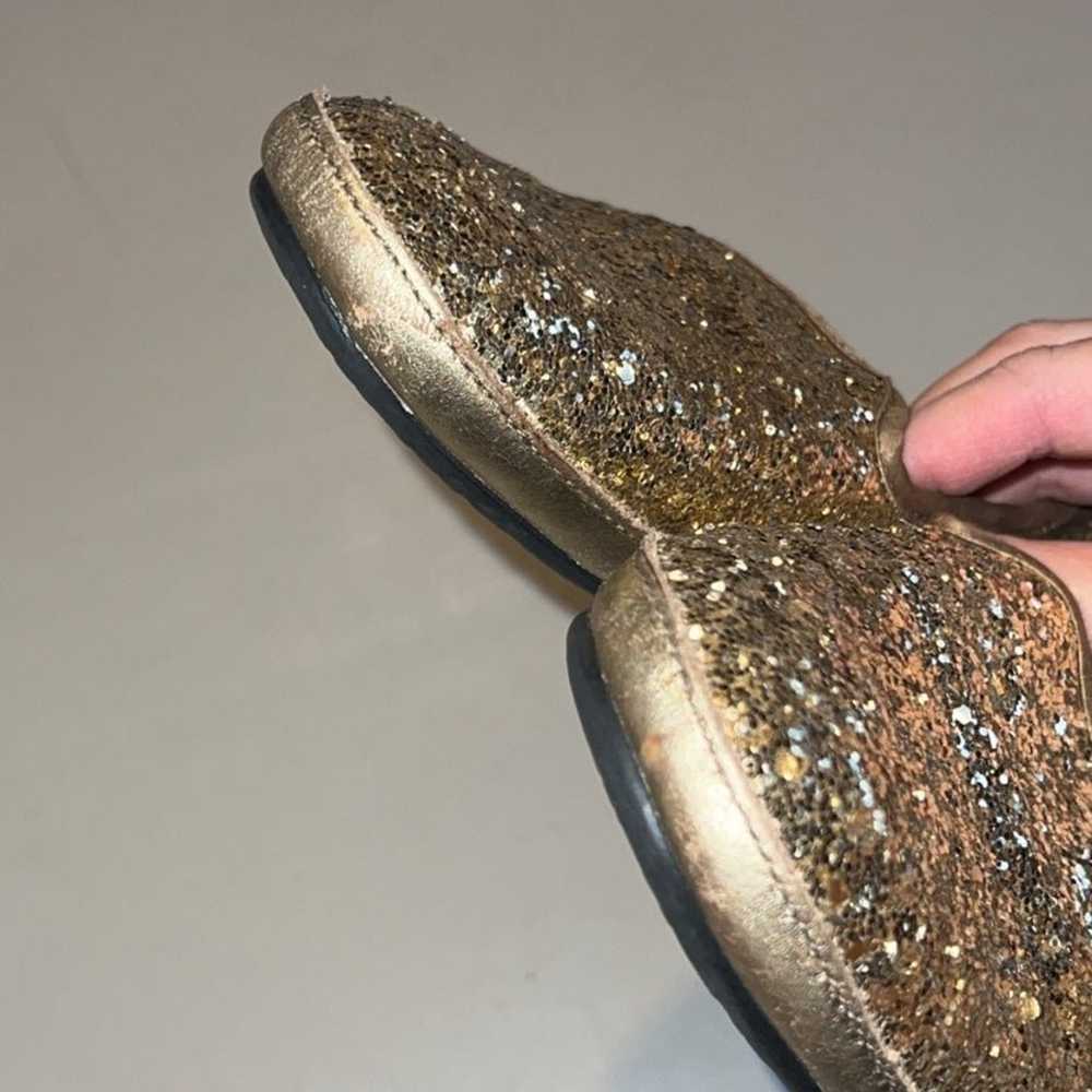 UGG Australia Alloway Gold Glitter Loafer Flats S… - image 5