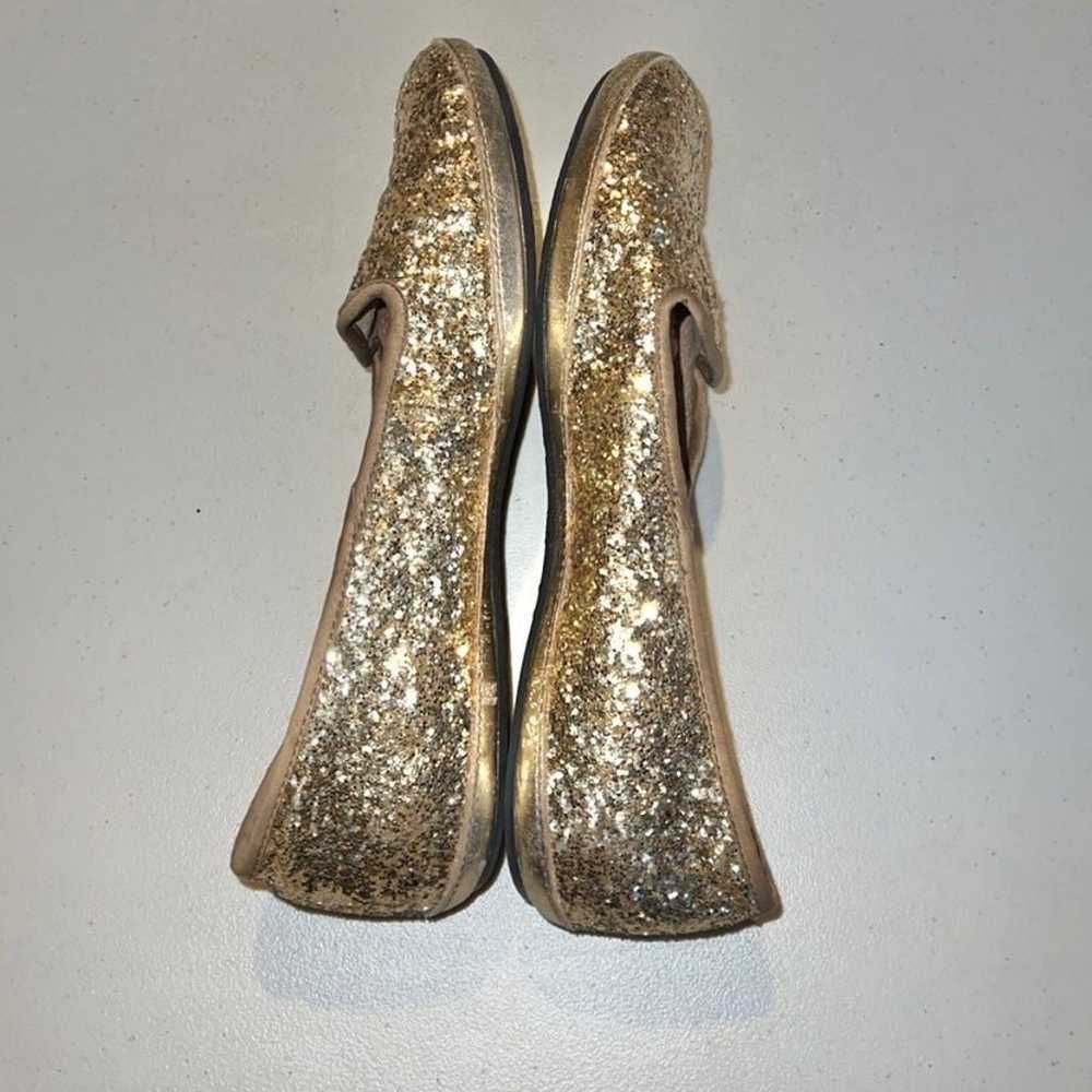 UGG Australia Alloway Gold Glitter Loafer Flats S… - image 8