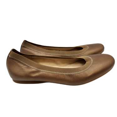 Stuart Weitzman Ballerina Flats Womens 8.5M Brown 