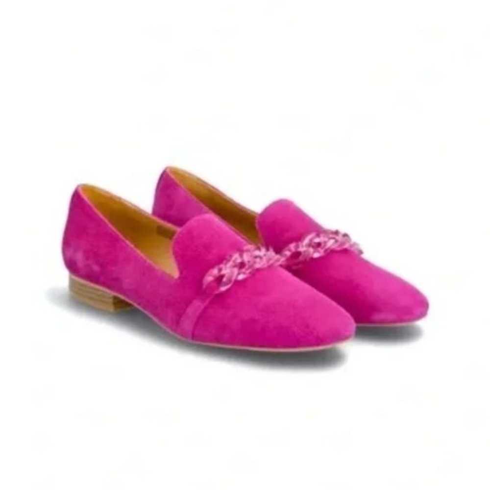 New violet & red simone suede flat fuchsia Size 6 - image 1