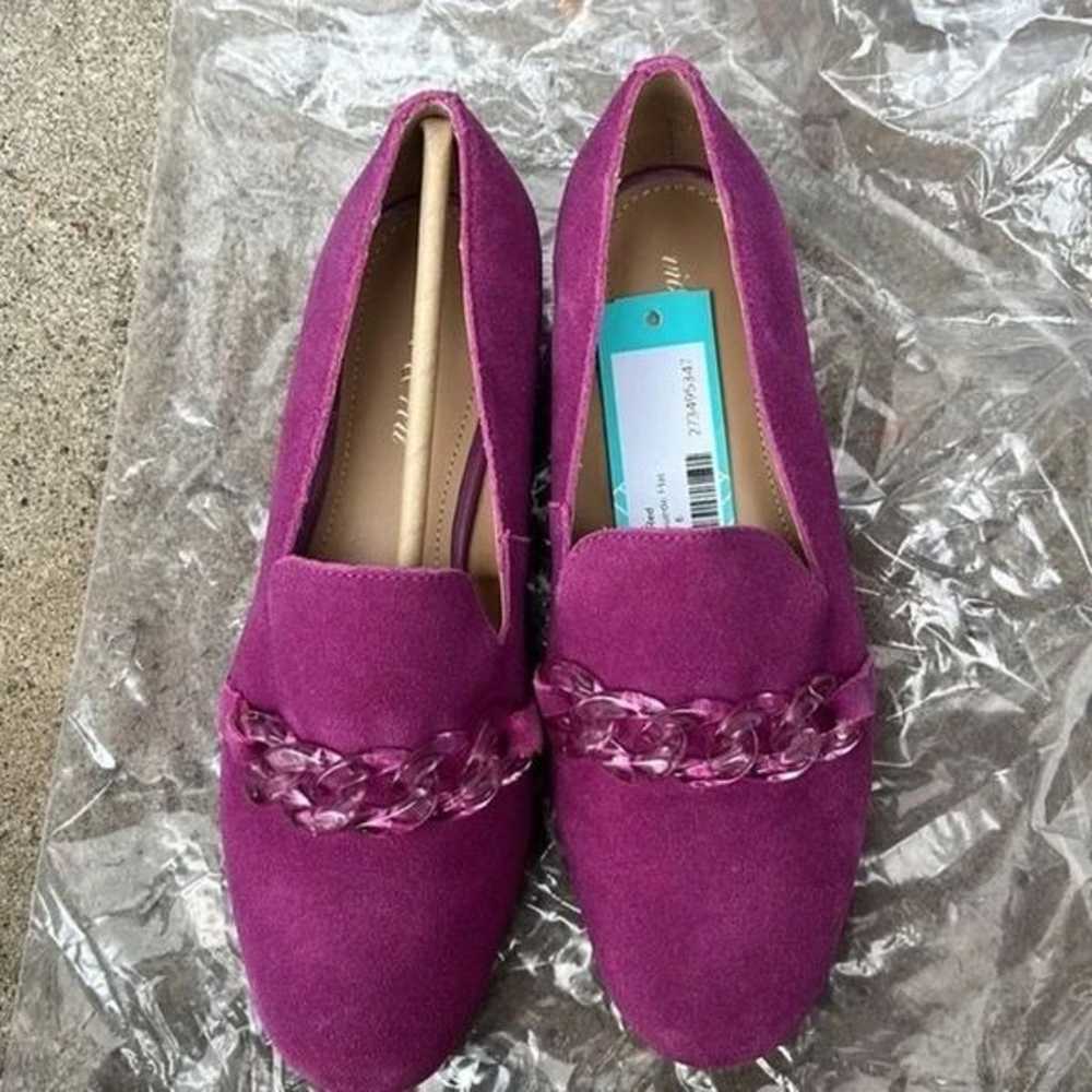 New violet & red simone suede flat fuchsia Size 6 - image 3