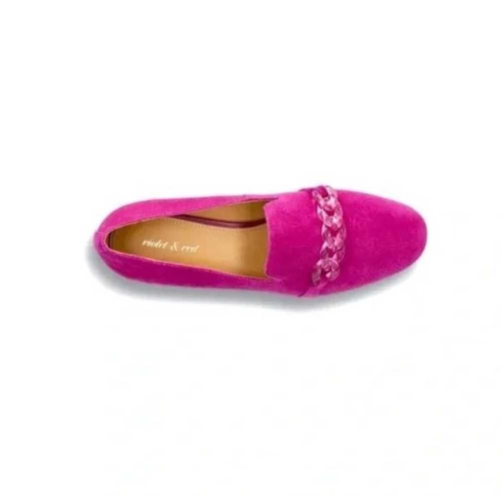 New violet & red simone suede flat fuchsia Size 6 - image 7