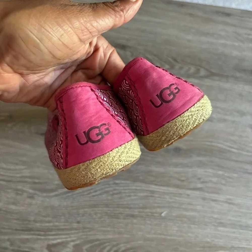 UGG Ronna Scallop Espadrille Flat Size 9.5 - image 3