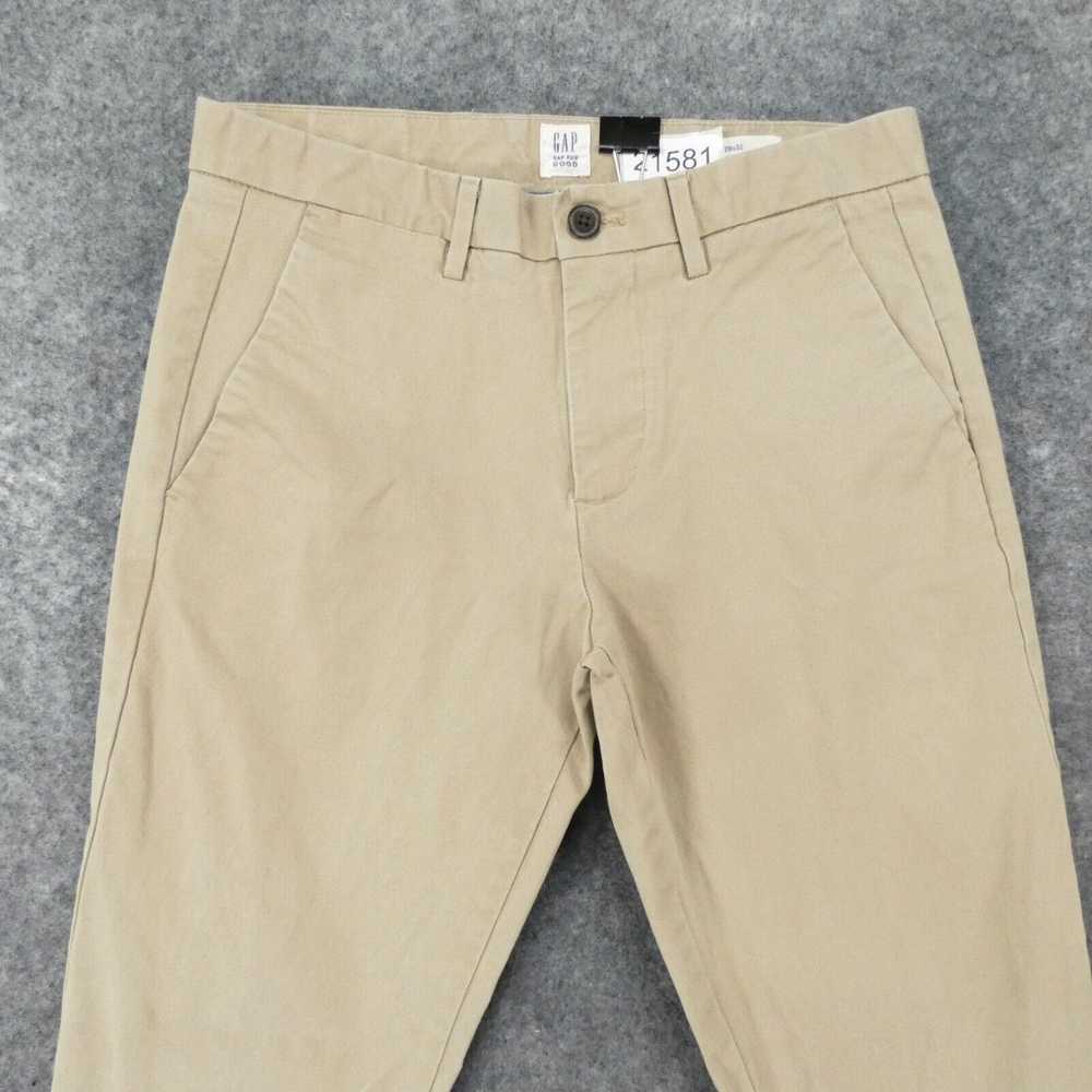 Gap Gap Pants Men 29x32 Stretch Skinny Chino Flat… - image 2