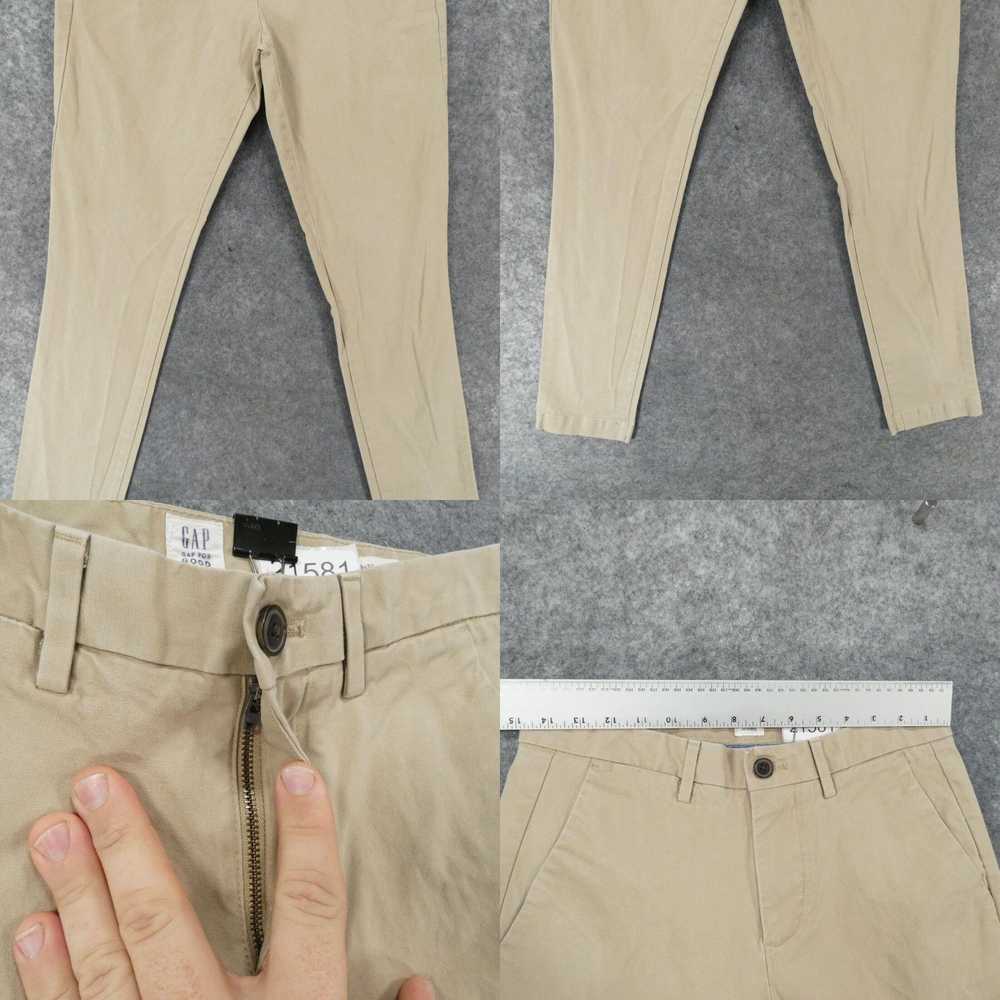 Gap Gap Pants Men 29x32 Stretch Skinny Chino Flat… - image 4