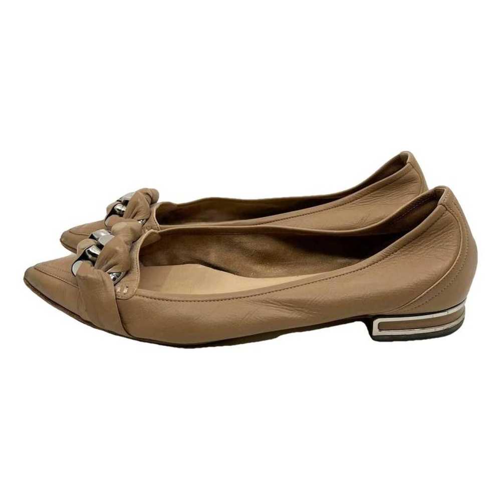 Casadei Leather flats - image 1