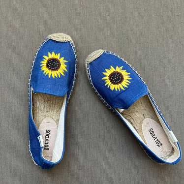 soludos denim blue sunflower  espadrilles 7