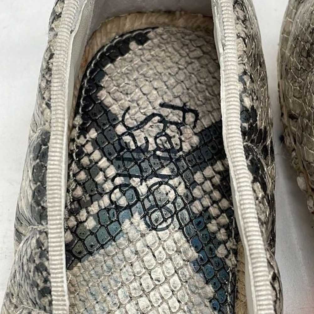 Franco Sarto L-Kiya Snakeskin Espadrille Raffia B… - image 11