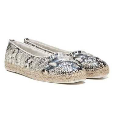 Franco Sarto L-Kiya Snakeskin Espadrille Raffia B… - image 1