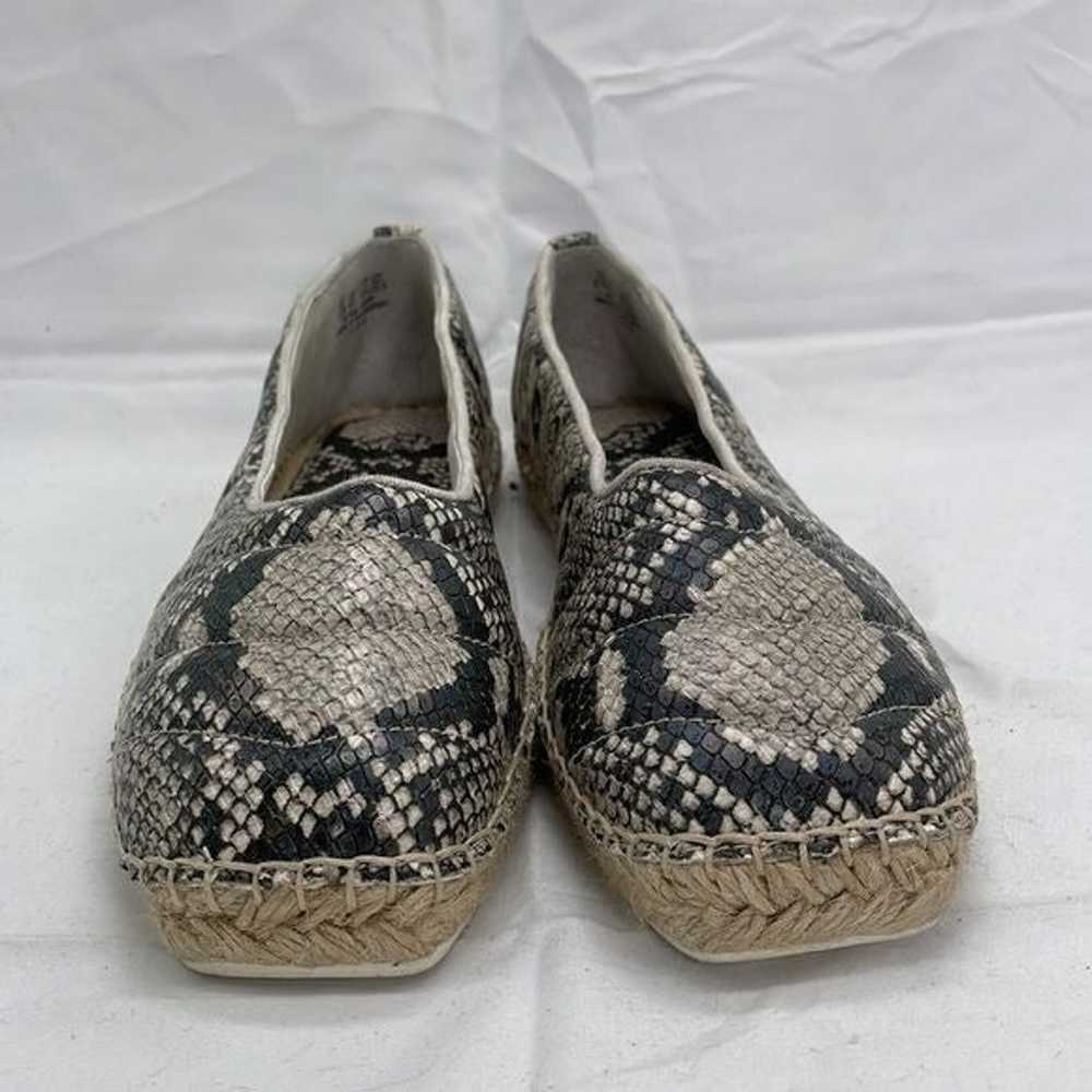 Franco Sarto L-Kiya Snakeskin Espadrille Raffia B… - image 4