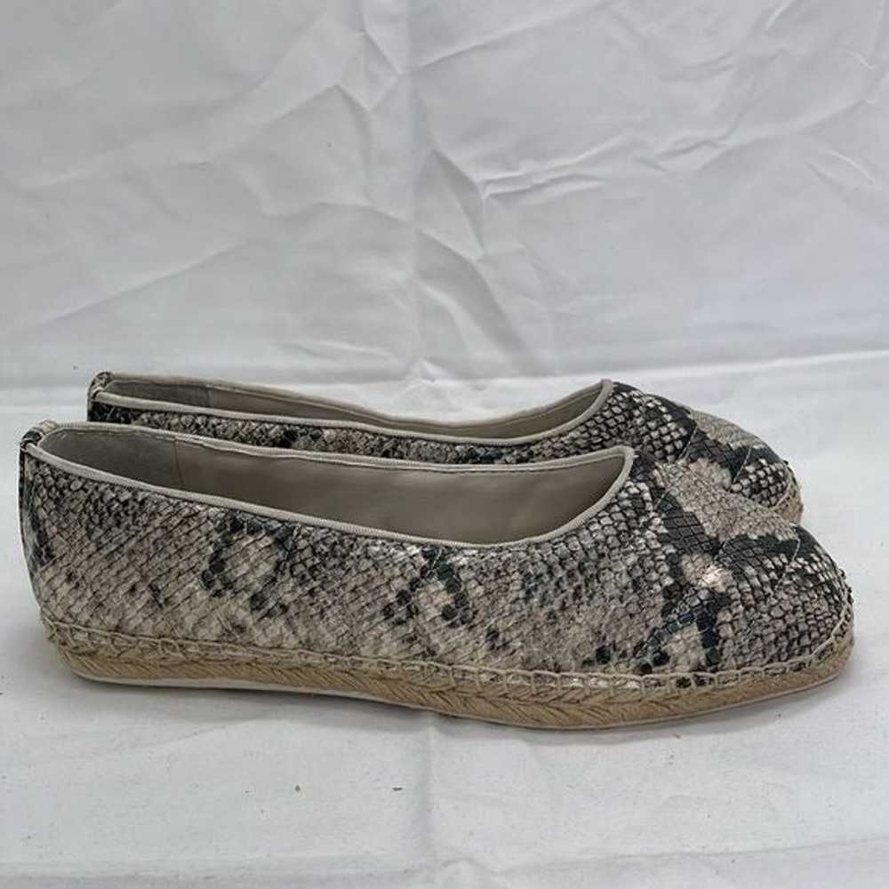 Franco Sarto L-Kiya Snakeskin Espadrille Raffia B… - image 5