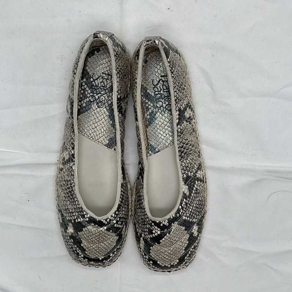 Franco Sarto L-Kiya Snakeskin Espadrille Raffia B… - image 8