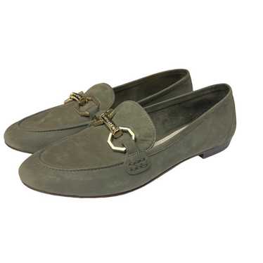 Louise et Cie Olive Green Nubuck Slip On Loafer S… - image 1