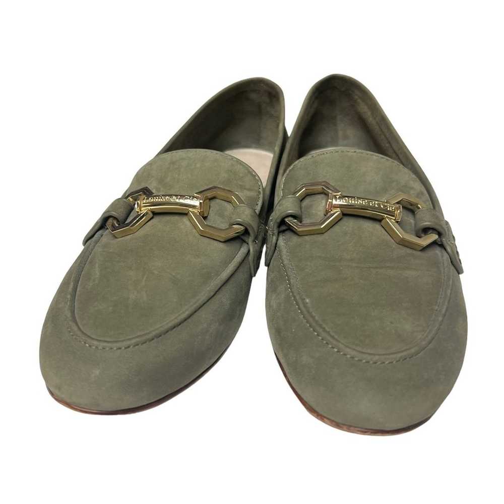 Louise et Cie Olive Green Nubuck Slip On Loafer S… - image 2