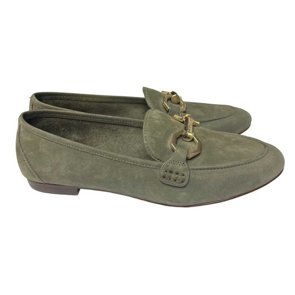 Louise et Cie Olive Green Nubuck Slip On Loafer S… - image 3