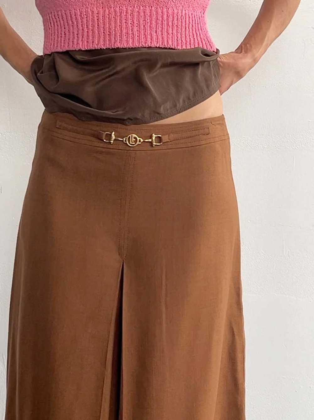 1970s Split Skirt - Sienna - image 4