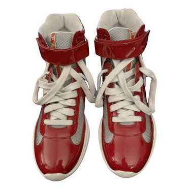 Prada Patent leather lace ups