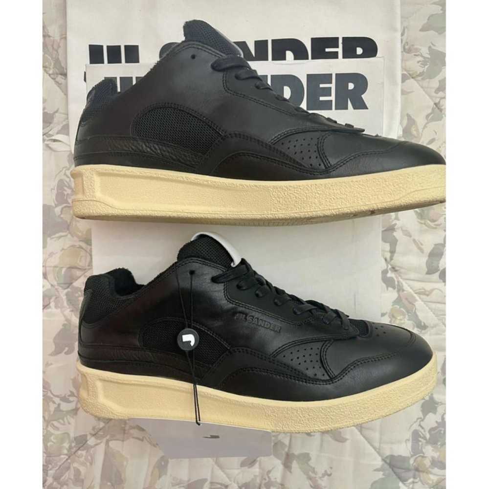 Jil Sander Leather low trainers - image 3