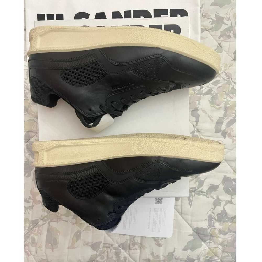 Jil Sander Leather low trainers - image 4