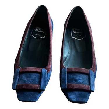 Roger Vivier Belle Vivier velvet ballet flats - image 1