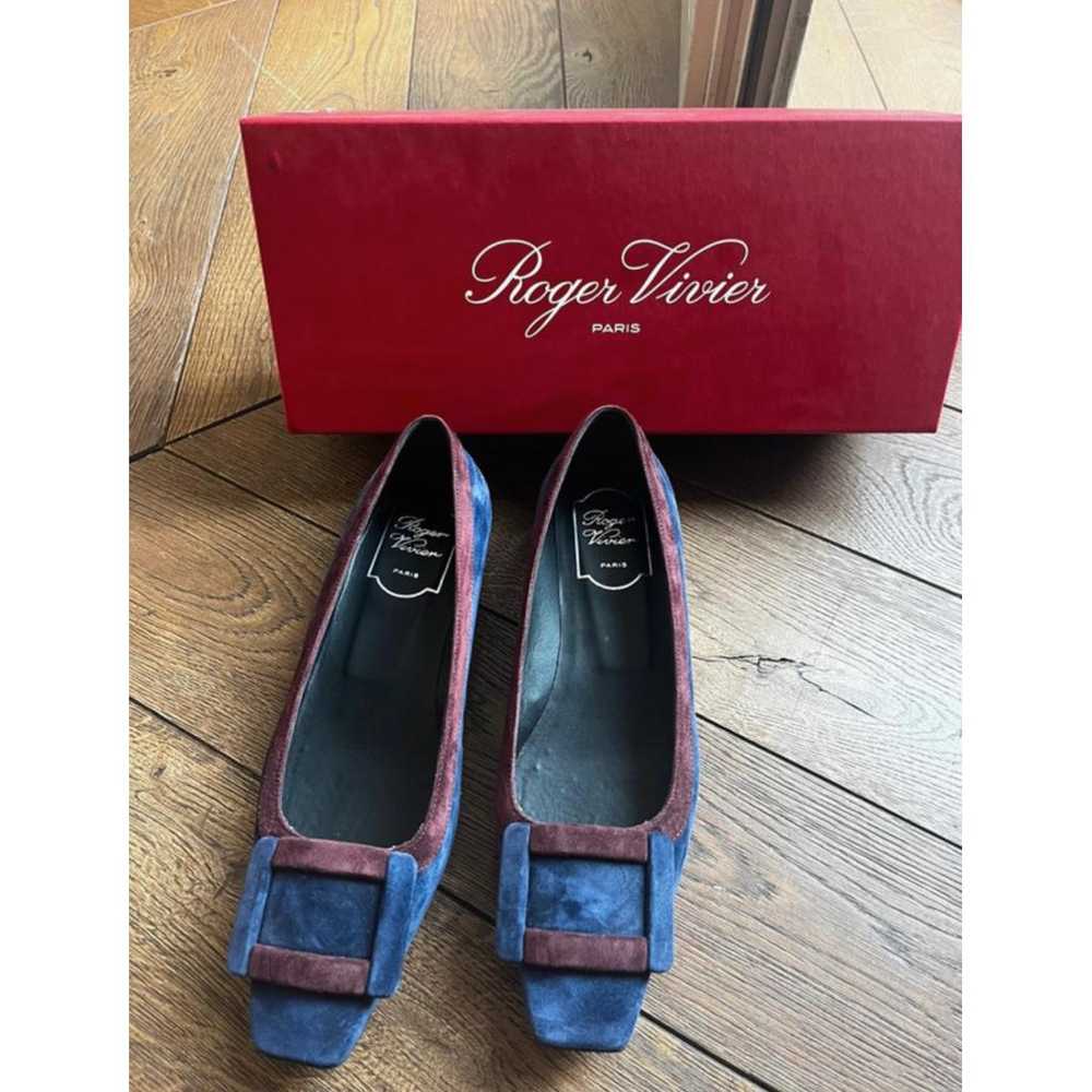 Roger Vivier Belle Vivier velvet ballet flats - image 2