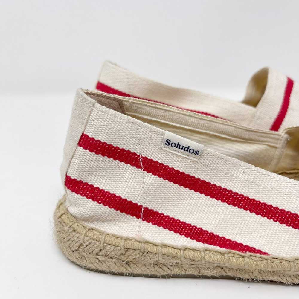 Soludos Womens 6 Dali Espadrille Flat Cream Red R… - image 3