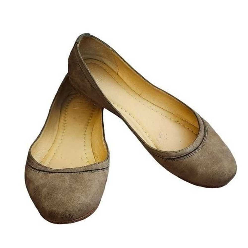 Frye Carson ballet flats suede leather 7B minimal… - image 3