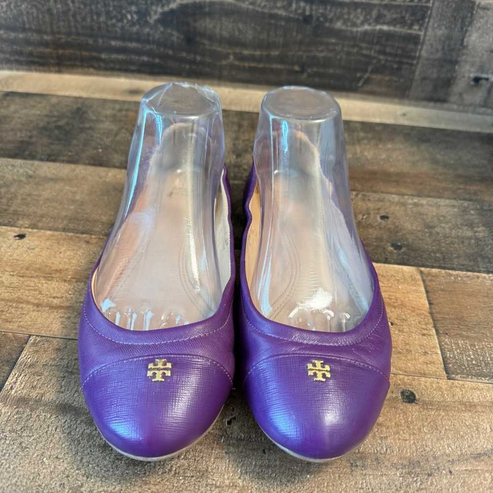 tory burch violetta ballet flats size 8 - image 2