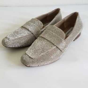 Steve Madden riski rhinestone loafer flat shoes - image 1