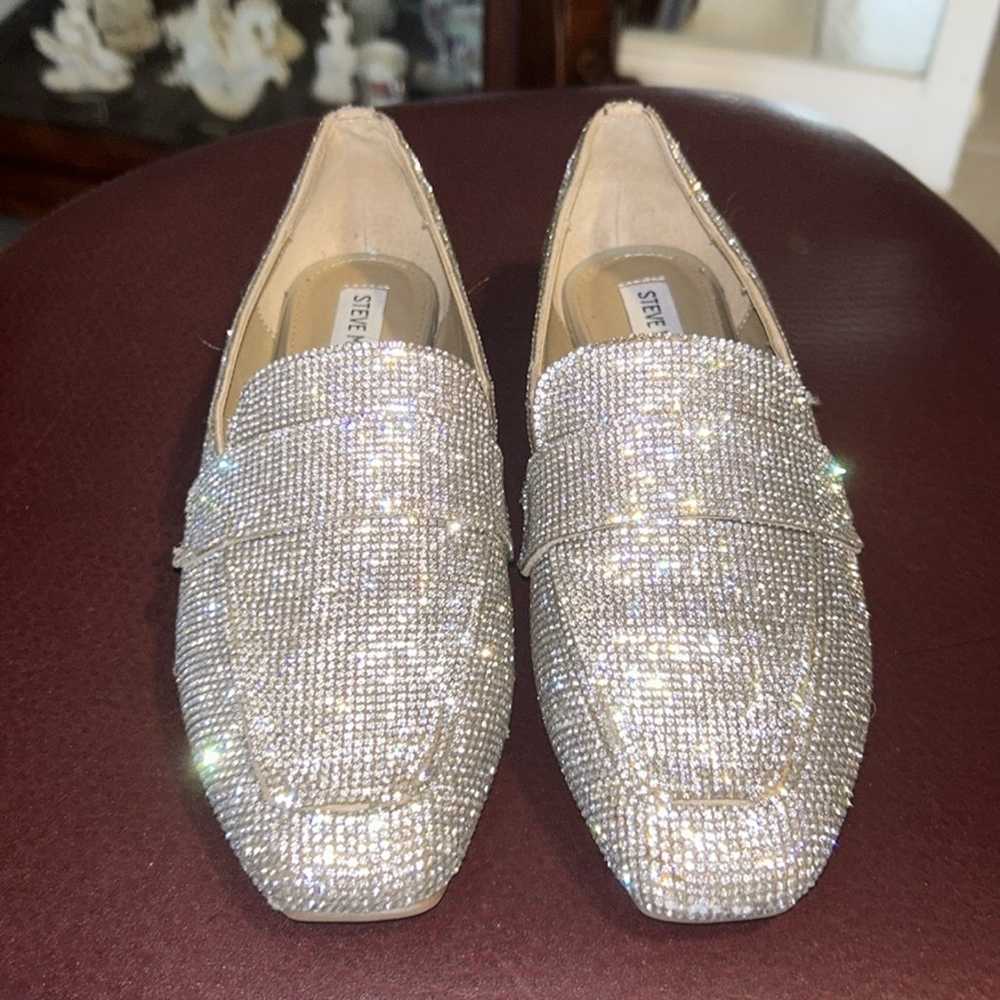 Steve Madden riski rhinestone loafer flat shoes - image 3