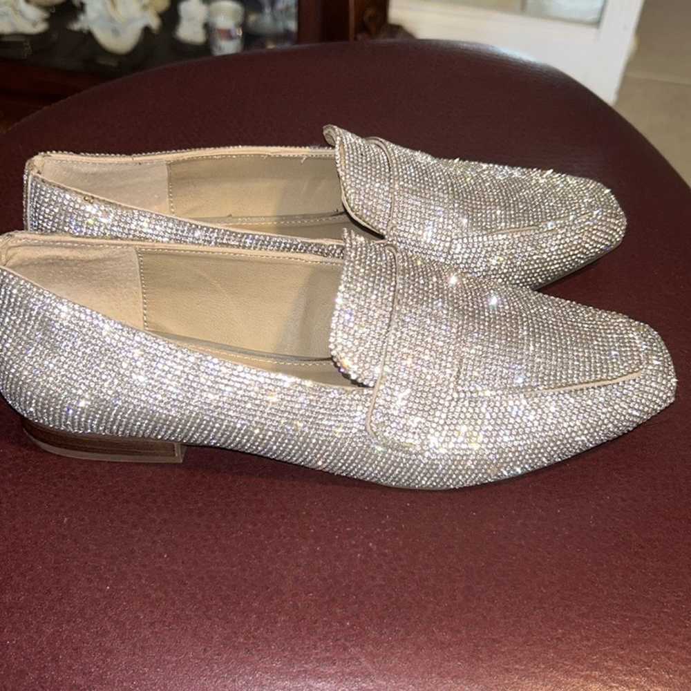 Steve Madden riski rhinestone loafer flat shoes - image 4