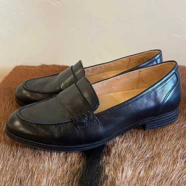 Naturalizer MILO LOAFER Size 7 Black Leather