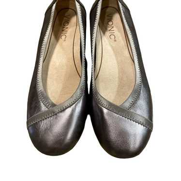 Vionic Spark Caroll Pewter Metallic Ballet Flat 5