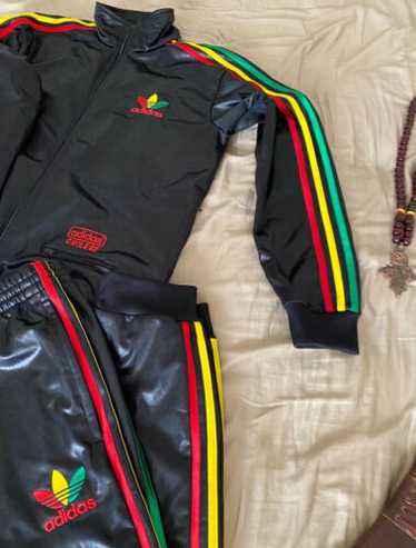 アディダス トラックスーツファイヤーバードジャケット Rasta chile62 Vintage Adidas Originals Chile 62 Firebird Rasta Track Suit
