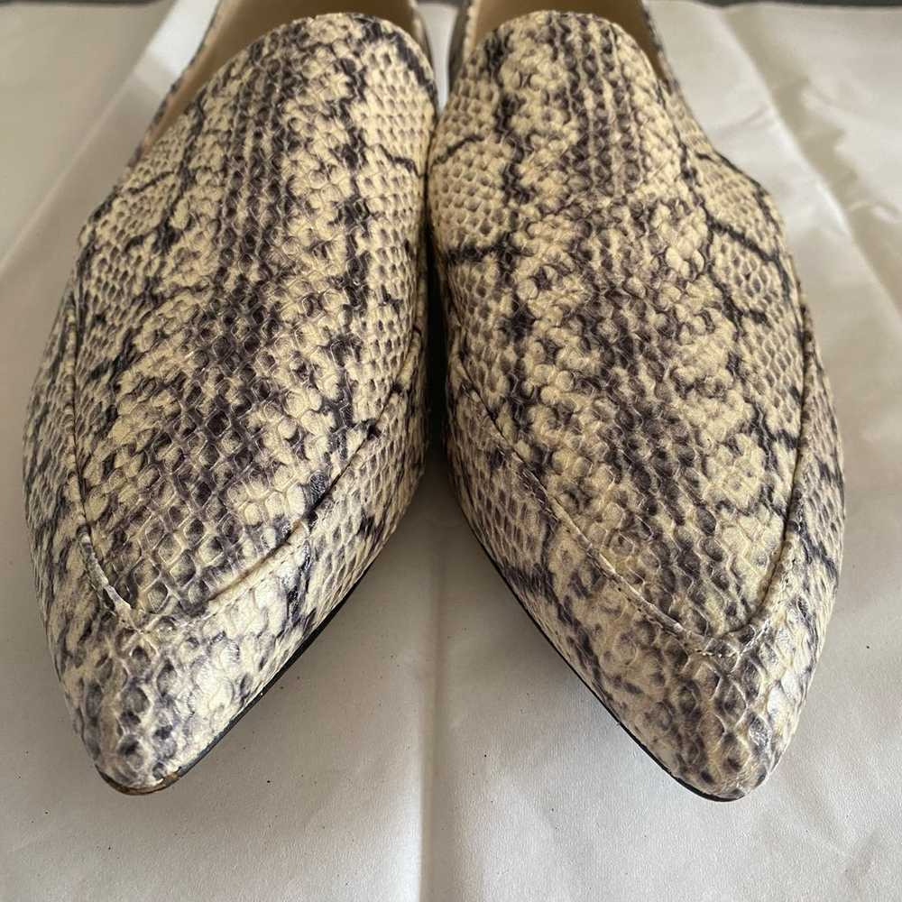 Cole Haan leather flats Brie Skimmer Snakeskin po… - image 7