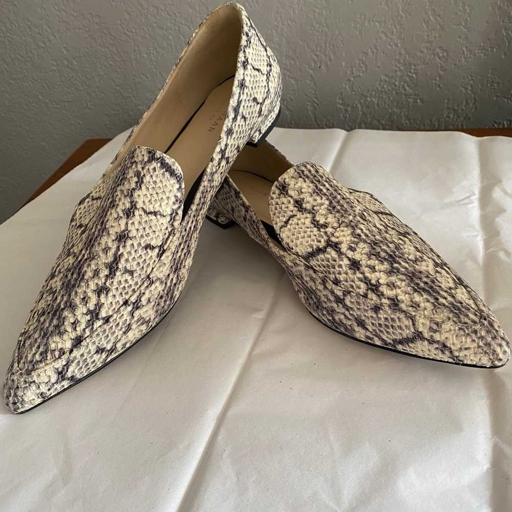 Cole Haan leather flats Brie Skimmer Snakeskin po… - image 8