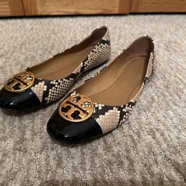 Tory Burch snakeskin flats